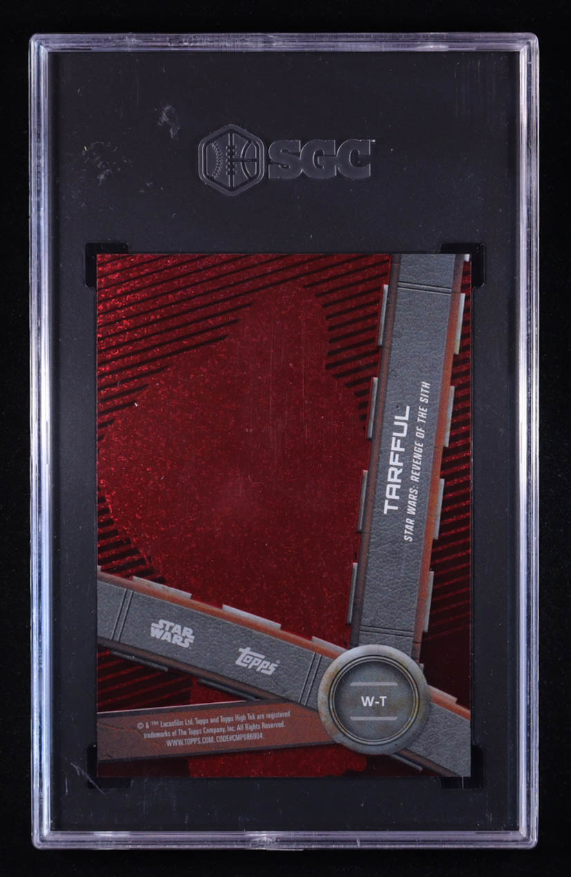 Tarfful 2024 Topps Star Wars High Tek Wookiee Tek Red Diffractors #WT #3/5 (SGC 10) at PristineAuction.com Tarfful 2024 Topps Star Wars High Tek Wookiee Tek Red Diffractors #WT #3/5 (SGC 10) at PristineAuction.com