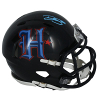 Dalton Schultz Signed Texans Alternate Speed Mini Helmet (Beckett) at PristineAuction.com
