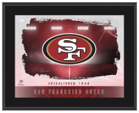 49ers Team Logo Framed Plaque at PristineAuction.com