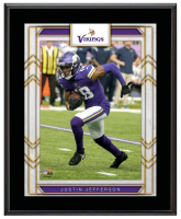Justin Jefferson Vikings Sublimated Player Plaque at PristineAuction.com