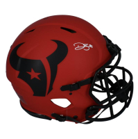 Dalton Schultz Signed Texans Full-Size Authentic On-Field Rave Alternate Speed Helmet (Beckett) at PristineAuction.com