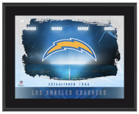 Chargers Team Logo Framed Plaque at PristineAuction.com