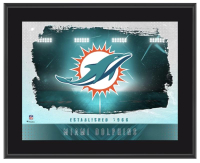 Dolphins Team Logo Framed Plaque at PristineAuction.com