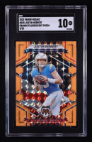 Justin Herbert 2023 Panini Mosaic Mosaic Orange Fluorescent #255 NP #05/25 (SGC 10) at PristineAuction.com