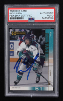 Rick Nash Signed 2000-01 UD CHL Prospects #42 RC (PSA Authentic) at PristineAuction.com