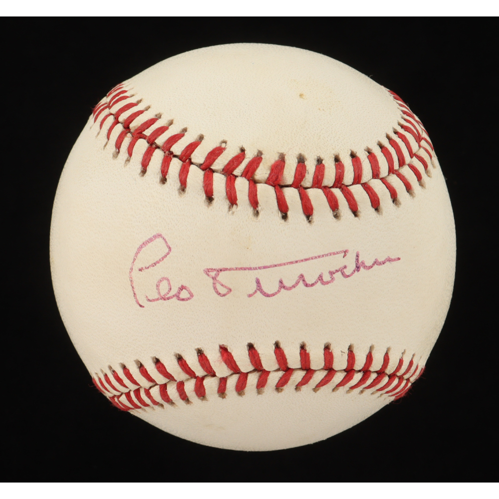 Leo Durocher Signed ONL Baseball with Display Case (JSA) at PristineAuction.com