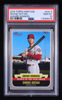 Shohei Ohtani 2019 Topps Heritage Award Winners #AW5 (PSA 10) at PristineAuction.com