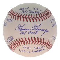 Goose Gossage Signed OML Baseball with Multiple Career Stat Inscriptions (JSA) at PristineAuction.com