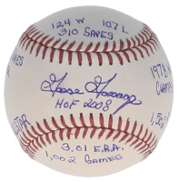 Goose Gossage Signed OML Baseball with Multiple Career Stat Inscriptions (JSA) at PristineAuction.com