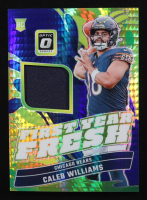 Caleb Williams 2024 Donruss Optic First Year Fresh Blue Hyper #FYF-CWS RC at PristineAuction.com