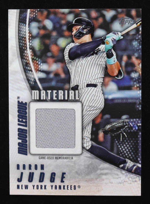 Aaron Judge 2025 Topps Major League Materials #MLM-AJ at PristineAuction.com Aaron Judge 2025 Topps Major League Materials #MLM-AJ at PristineAuction.com