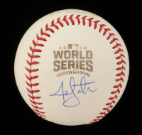 Jon Lester Signed 2016 World Series Logo Baseball (Beckett) at PristineAuction.com