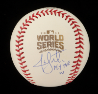 Jon Lester Signed 2016 World Series Logo Baseball Inscribed "Fly the W" (Beckett) at PristineAuction.com