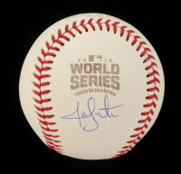 Jon Lester Signed 2016 World Series Logo Baseball (Beckett) at PristineAuction.com