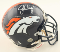 John Elway Signed Broncos Mini Helmet (Beckett) at PristineAuction.com