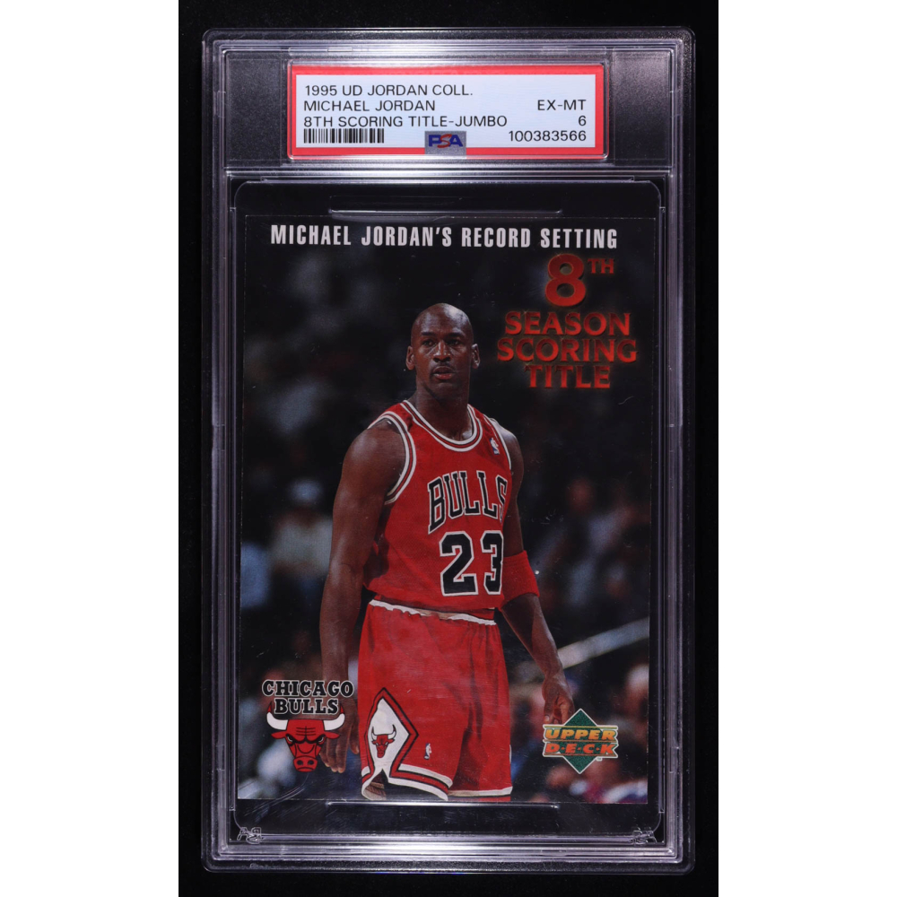 Michael Jordan 1995-96 Upper Deck Jordan Collection Jumbos #NNO / Bonus Card (PSA 6) at PristineAuction.com
