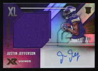 Justin Jefferson 2020 Panini XR Rookie XL Swatch Autgoraphs #RXL-JE RC (140/149) at PristineAuction.com