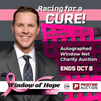 Window of Hope: Trevor Bayne Signed Driver Window Net at PristineAuction.com