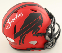 Thurman Thomas Signed Bills Rave Alternate Speed Mini Helmet (JSA) at PristineAuction.com