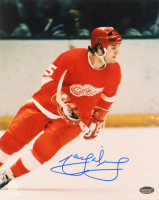 Marcel Dionne Signed Red Wings 8x10 Photo (Schwartz) at PristineAuction.com