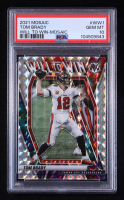 Tom Brady 2021 Panini Mosaic Will to Win Mosaic #1 (PSA 10) at PristineAuction.com