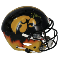 George Kittle Signed Iowa Hawkeyes Full-Size Authentic On-Field "Drip" Alternate Speedflex Helmet (Beckett) at PristineAuction.com