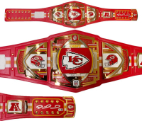 Patrick Mahomes Signed Chiefs WWE "Legacy" Championship Belt (Beckett) at PristineAuction.com