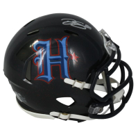 Dalton Schultz Signed Texans Alternate Speed Mini Helmet (Beckett) at PristineAuction.com