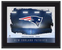 Patriots Team Logo Framed Plaque at PristineAuction.com
