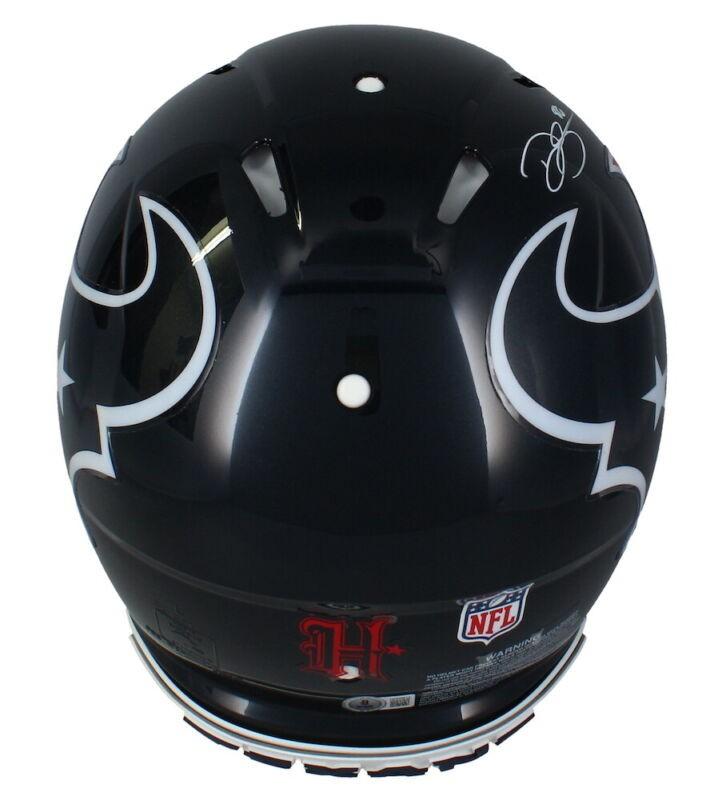 Dalton Schultz & Tank Dell Signed Texans Full-Size Authentic On-Field Speed Helmet with Custom Visor (Beckett) at PristineAuction.com Dalton Schultz & Tank Dell Signed Texans Full-Size Authentic On-Field Speed Helmet with Custom Visor (Beckett) at PristineAuction.com