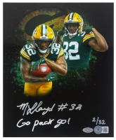 MarShawn Lloyd Signed LE Packers 8x10 Photo Inscribed "Go Pack Go" (Game Day Legends & Beckett) at PristineAuction.com