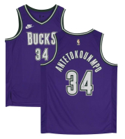 Giannis Antetokounmpo Signed Bucks Nike Jersey (Fanatics) at PristineAuction.com