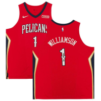 Zion Williamson Signed Pelicans Nike Jersey (Fanatics) at PristineAuction.com