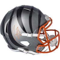 Joe Burrow Signed Bengals Full-Size Flash Alternate Speed Helmet (Fanatics) at PristineAuction.com
