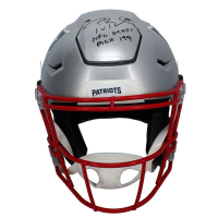 Tom Brady Signed Patriots LE Full-Size Authentic On-Field SpeedFlex Helmet Inscribed "NFL Draft Pick 199" (Fanatics) at PristineAuction.com