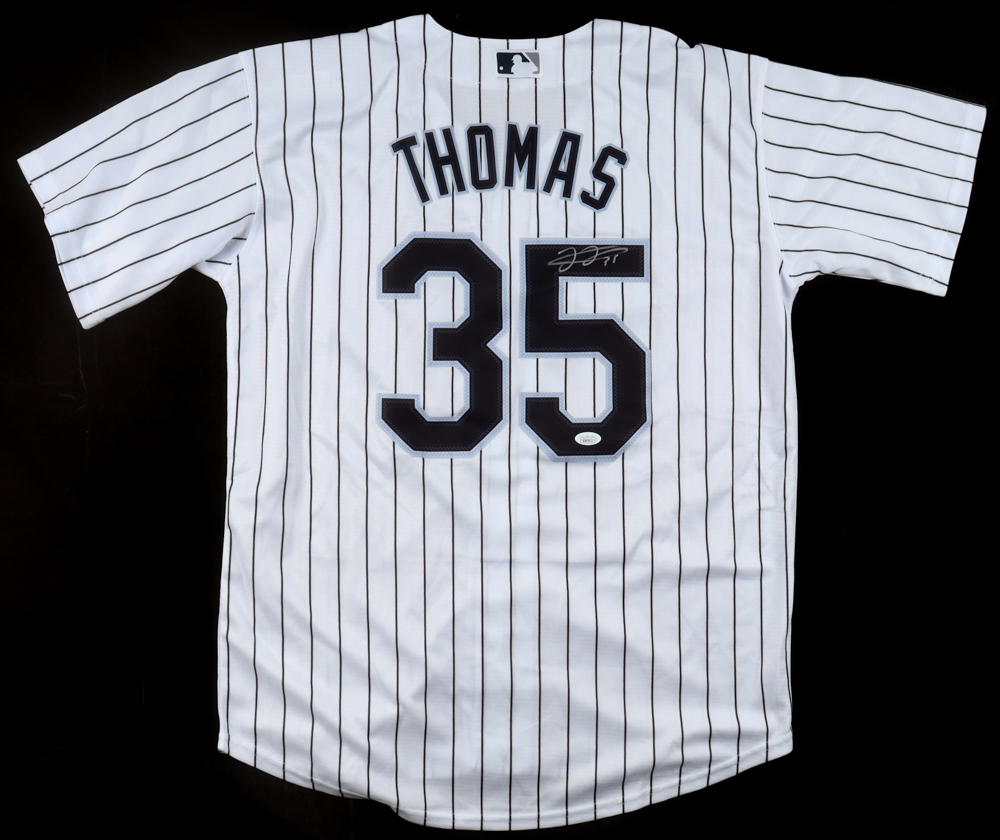 Frank Thomas Signed White Sox Nike Authentic Jersey (JSA) at PristineAuction.com Frank Thomas Signed White Sox Nike Authentic Jersey (JSA) at PristineAuction.com