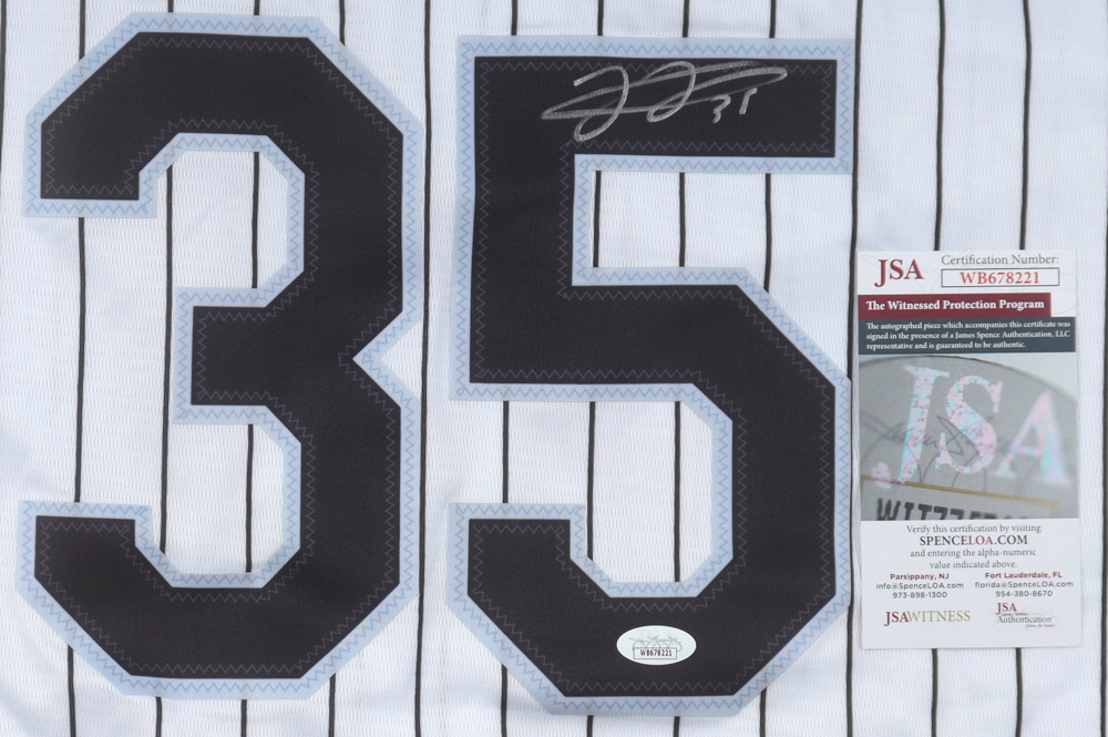 Frank Thomas Signed White Sox Nike Authentic Jersey (JSA) at PristineAuction.com Frank Thomas Signed White Sox Nike Authentic Jersey (JSA) at PristineAuction.com