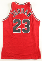 Michael Jordan Signed 1995-96 Bulls Authentic Champion Pro-Cut Jersey (GOAT) at PristineAuction.com