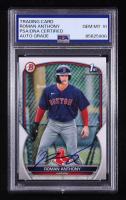 Roman Anthony Signed 2023 Bowman Prospects #BP71 RC (PSA Authentic | Auto 10) at PristineAuction.com