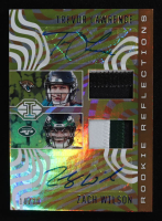 Trevor Lawrence / Zach Wilson 2021 Panini Illusions Rookie Reflections Dual Patch Autographs Blue #1 #10/10 RC at PristineAuction.com