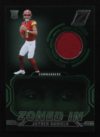 Jayden Daniels 2024 Zenith Zoned In Jerseys #3 RC at PristineAuction.com
