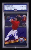 Jarren Duran Signed 2019 Carolina League Top Prospects Choice #23 RC (PSA Authentic | Auto 10) at PristineAuction.com
