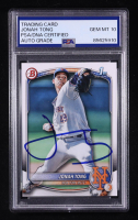 Jonah Tong Signed 2025 Bowman Prospects #BP105 RC (PSA Authentic | Auto 10) at PristineAuction.com
