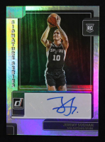 Jeremy Sochan 2022-23 Donruss Optic Signature Series #66 RC at PristineAuction.com