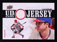 Chase Utley 2010 Upper Deck UD Game Jersey #CU at PristineAuction.com