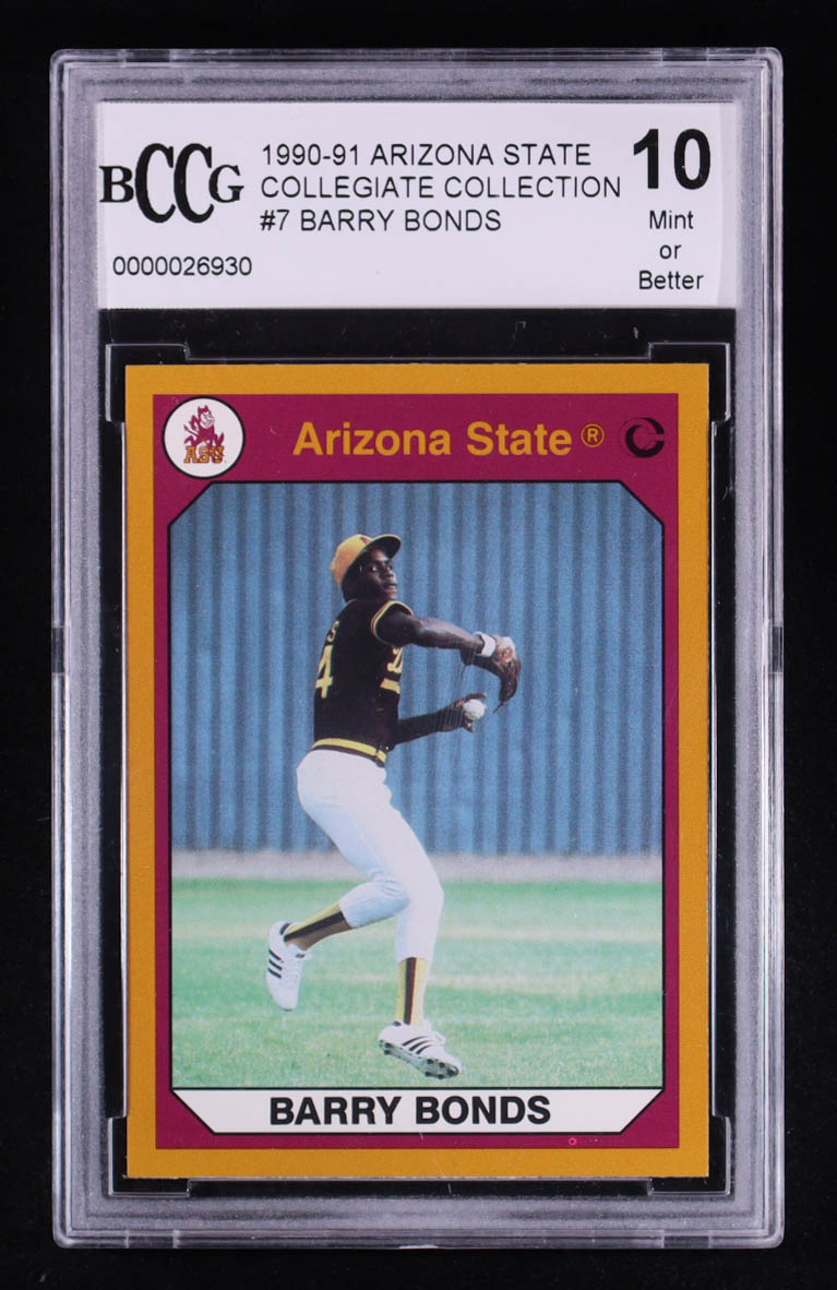 Barry Bonds 1990-91 Arizona State Collegiate Collection #7A B (BCCG 10) at PristineAuction.com Barry Bonds 1990-91 Arizona State Collegiate Collection #7A B (BCCG 10) at PristineAuction.com