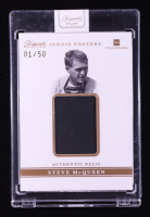 Steve McQueen 2025 Keepsake Edition Iconic Posters Authentic Relic #81 #01/50 at PristineAuction.com