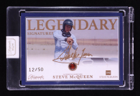 Steve McQueen 2025 Keepsake Edition Legendary Signatures #11 #12/50 at PristineAuction.com