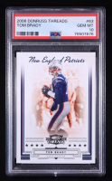 Tom Brady 2006 Donruss Threads #63 (PSA 10) at PristineAuction.com