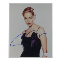 Sharon Stone Signed 8x10 Photo (ACOA) at PristineAuction.com